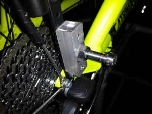 bracket on bike