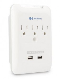USB AC outlet adapter